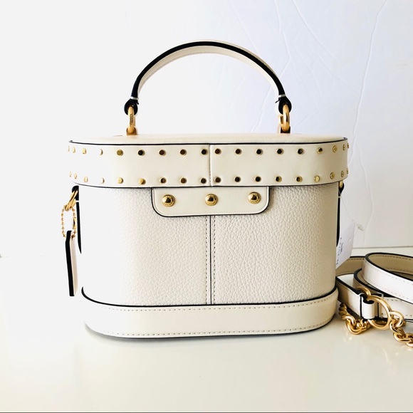 Coach Bags Coach Gem Crossbody Studded White Purse Poshmark